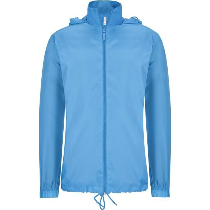 Coupe-Vent Kariban - Bleu - Multisport - Repliable - Capuche
