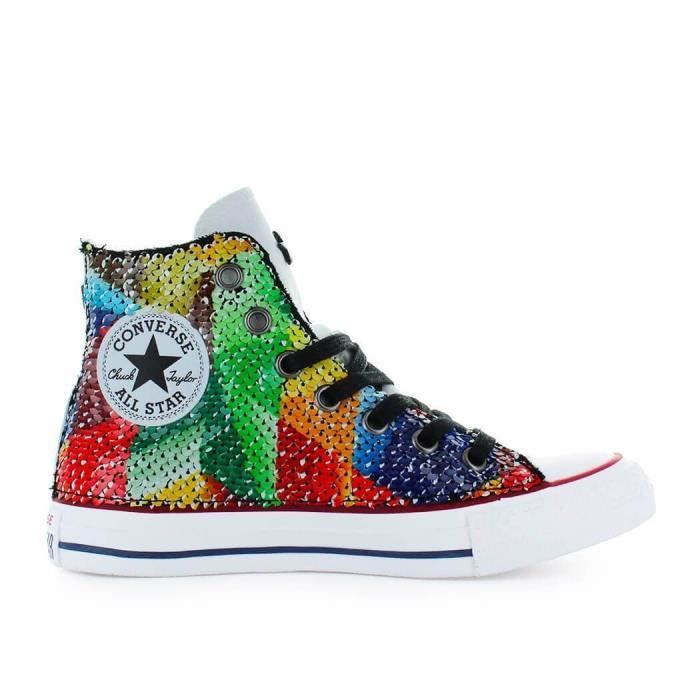 converse femme multicolore