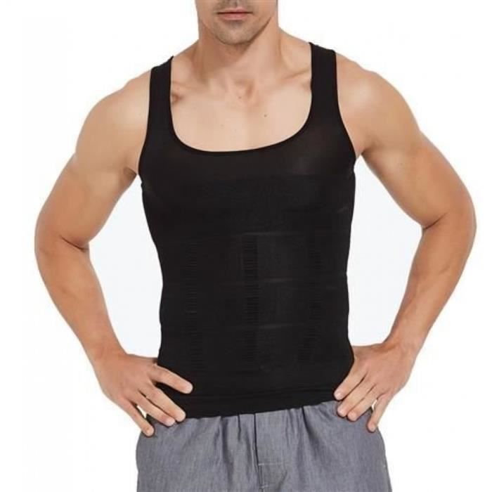 Maillot de Corps Moulant T Shirt Silhouette Muscl e Abdos