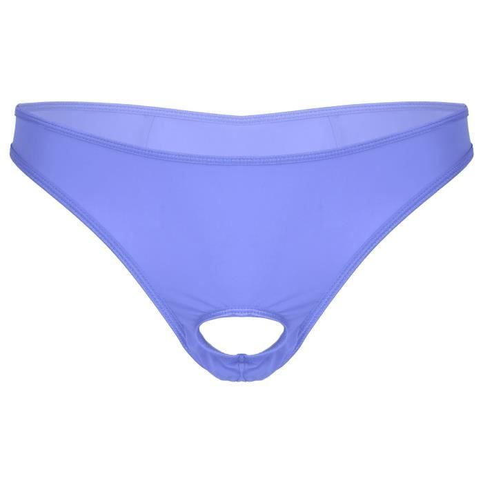 Slip String Homme Tanga Taille Basse - En élasthanne Extensible, Pour Tous Les Jours Ou Le Sport - 4