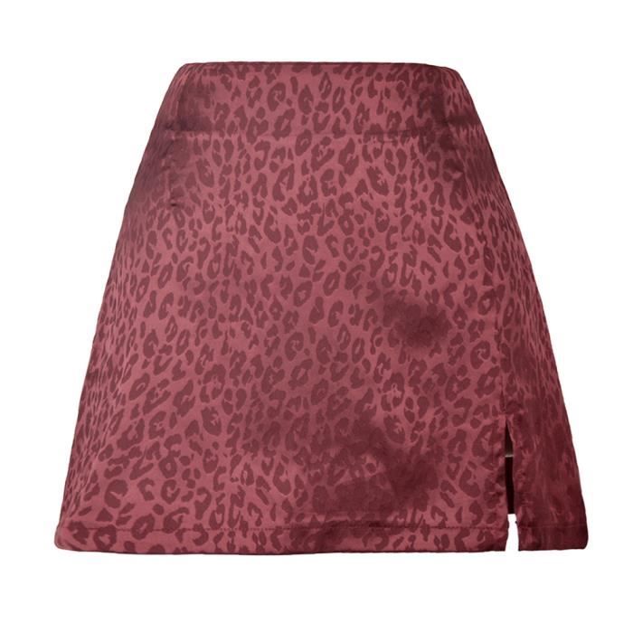 Jupe hotsell rouge leopard