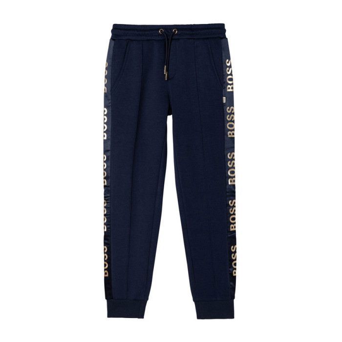 Pantalon de jogging bleu marine Boss enfant