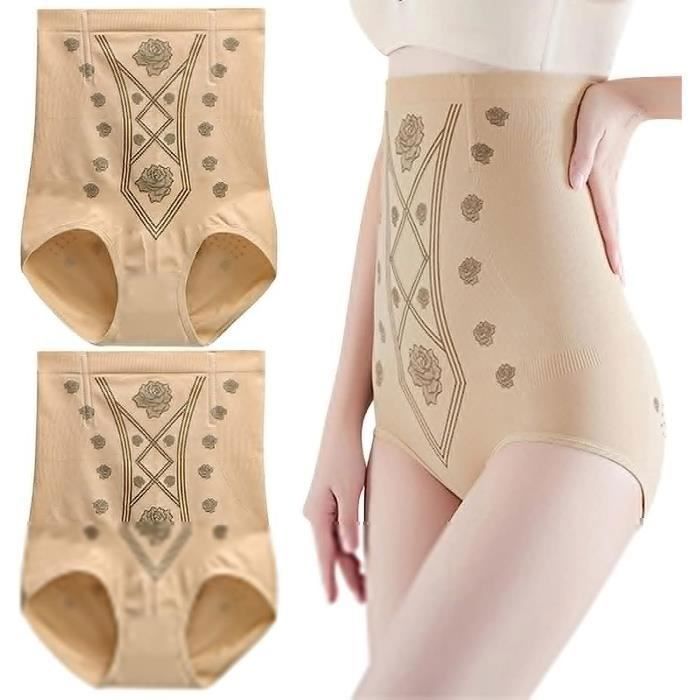 Gaine Amincissante Ventre Plat Femme Culotte Taille Haute Controle Ventre Fesses Confort couleur chair Ash Cdiscount Pret a Porter