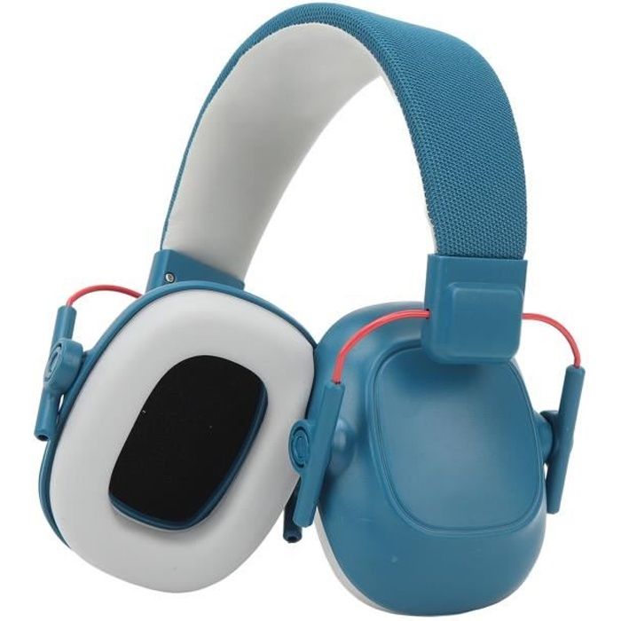 Casque Antibruit Pour Enfants HOMSFOU - Réduction Bruit 28 DB, Réglable 3-12 Ans, Protection Auditive