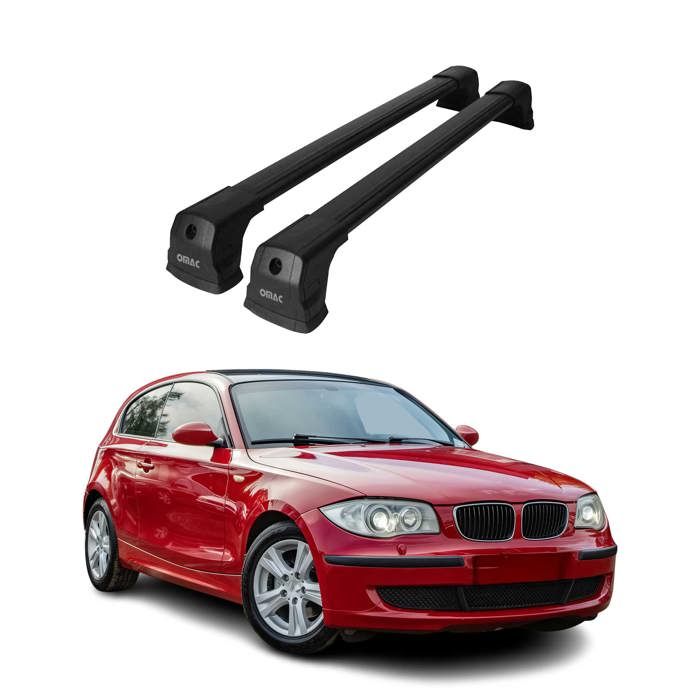 Barres de toit transversales pour BMW Série 5 G31 Touring 2017-2020 2 pcs en Alu gris TÜV ABE
