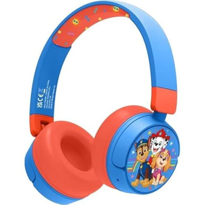 Casque sans Fil pour Enfant - OTL Technologies - Paw Patrol - Léger - Sans fil - Bleu