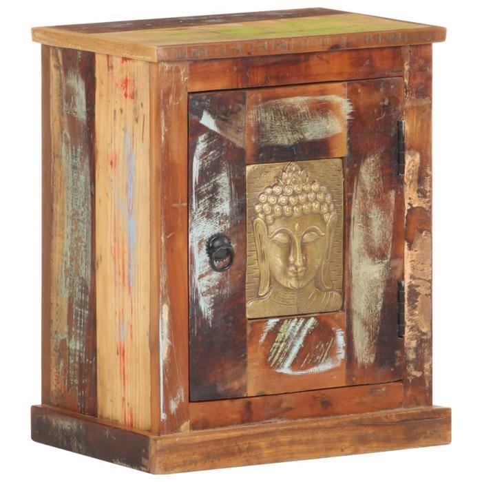Autel Bouddhiste En Bois Avec Tiroirs - Armoire Sanctuaire 108x48x118.5 Cm, Pour Méditation, Salon, Bureau, Temple - 4