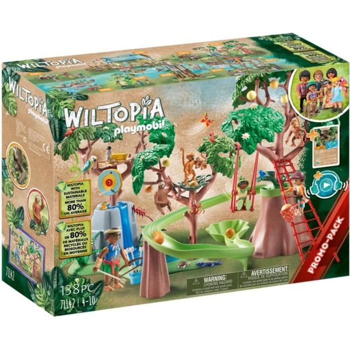 PLAYMOBIL - 71142 - Wiltopia - Aire de jeu tropicale de la jungle -  Cdiscount Jeux - Jouets