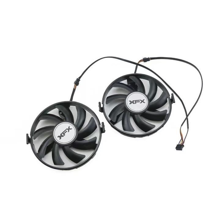 Dotodo Lot De 2 Ventilateurs De Carte Graphique 95 Mm 4 Broches