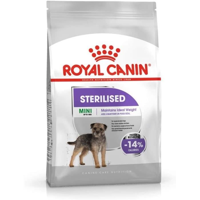 ROYAL CANIN nourriture Mini Sterilised Pour Chiens Petits Esterilizados Sac 1 KG - 1000 Gr