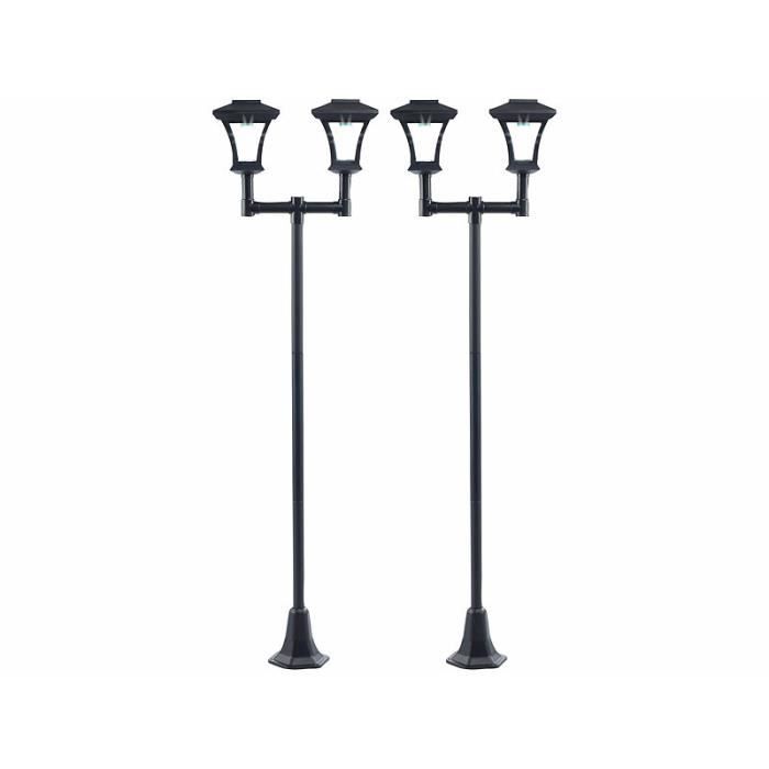 HXHWKEN 2Pcs Modèle de lampadaire De Noël Mini Réverbère Modèle Lampadaires Modèle Miniature pour Fée Jardin Miniature Maison de Poupée Décoration HXHWKEN 2Pcs Modèle de lampadaire De Noël Mini Réverbère Modèle Lampadaires Modèle Miniature pour Fée Jardin Miniature Maison de Poupée Décoration