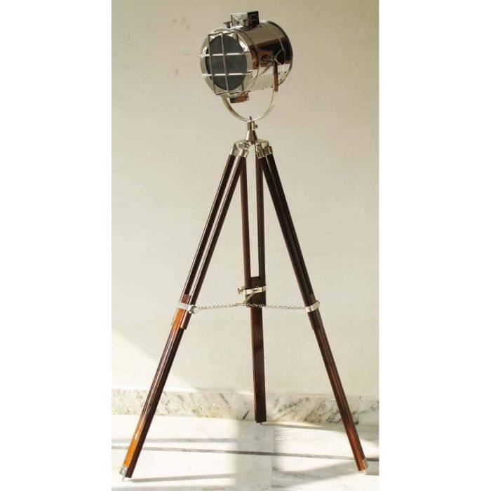 TRÉPIED ARTIFICIEL VINTAGE triple support arbre métallique triple âge