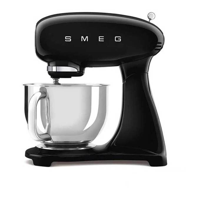 Smeg Robot Pâtissier Noir 800W 4,8L SMF03BLEU