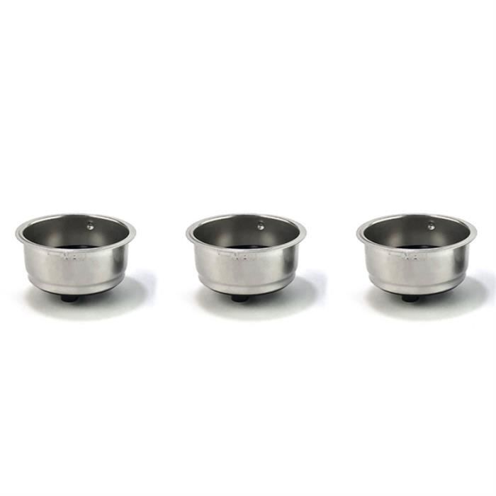 Panier Filtre à Café Amovible En Acier Inoxydable - Tasses Simples Et Doubles Pour Machine à Café