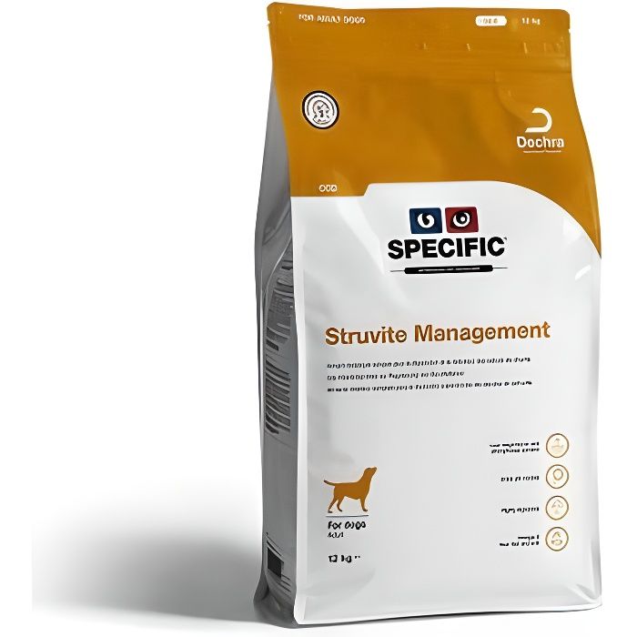 Croquettes Specific pour chiens CCD Struvite Management Sac 12 kg Croquettes Specific pour chiens CCD Struvite Management Sac 12 kg