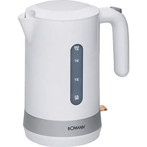Bouilloire Électrique Bomann 1,7 L - 2200W, Arrêt Auto, Filtre Amovible, Sans BPA - Modèle WK 5011 CB