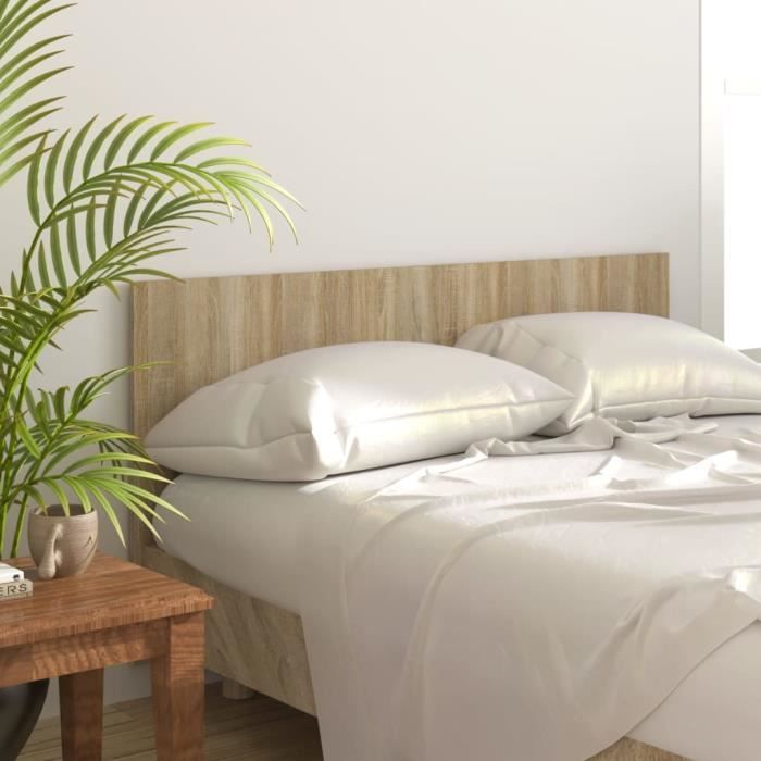 Tête de lit - TBEST - HOP811037 - Chêne sonoma - Classique - Intemporel - 160x15x80 cm
