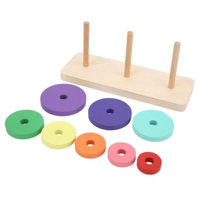 Comparer les prix de Tbest jouet d'anneau d'oiseau Oiseau Anneau Toss Jeu Puzzle Jouet Interactif Coloré Perroquet Jouet Éducatif pour Oiseaux