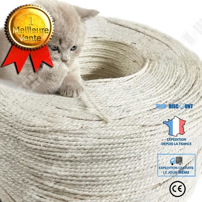 Meilleurs prix pour TD® Bricolage chat grattage chat corde grattage spécial corde sisal jeu pour chat corde à gratter acérer griffe chat jouet