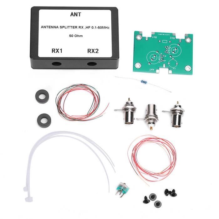 Répartiteur Antenne Coaxial 8 Voies TronicXL - 4K/HDTV Compatible - Pour DVBT, SAT, Câble - Fréquence 5-2400MHz