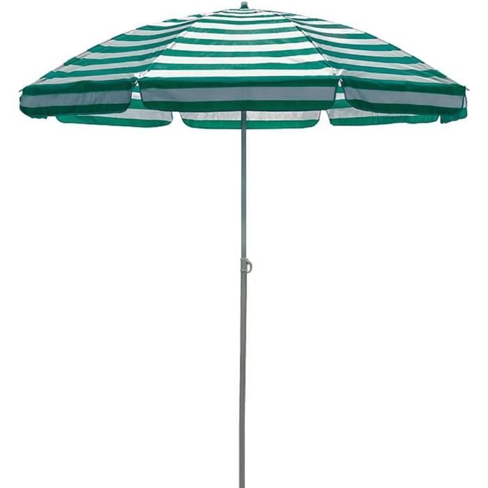 Derby Parasol Rond Plage Et Terrasse - Réglable, Protection UV50+ Et Robuste