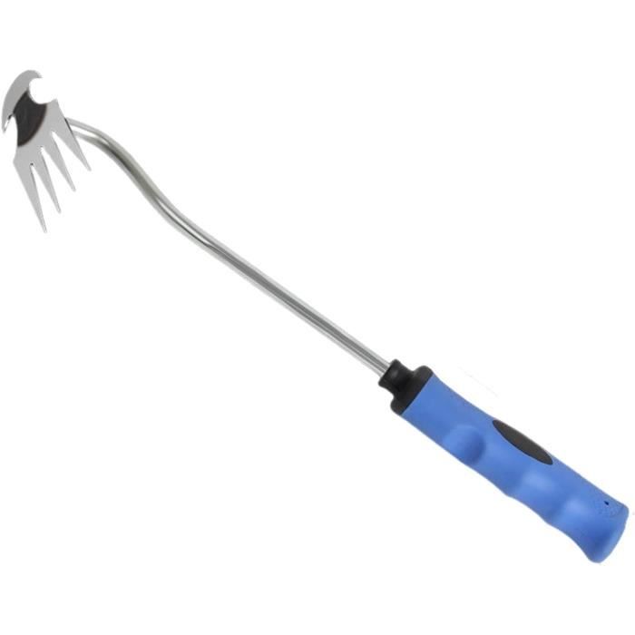 Désherbeur Manuel Multifonction Predolo – Râteau Extracteur D’herbes, Manche En Bois 31,5 Cm