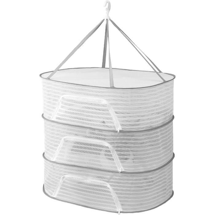 Filet De Séchage Suspendu Pliable - Pour Poissons, Viande, Légumes, Fruits
