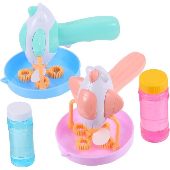 Jouet à bulles à piles, mini machine à bulles avec 2 niveaux de vitesse pour enf Jouet à bulles à piles, mini machine à bulles avec 2 niveaux de vitesse pour enf