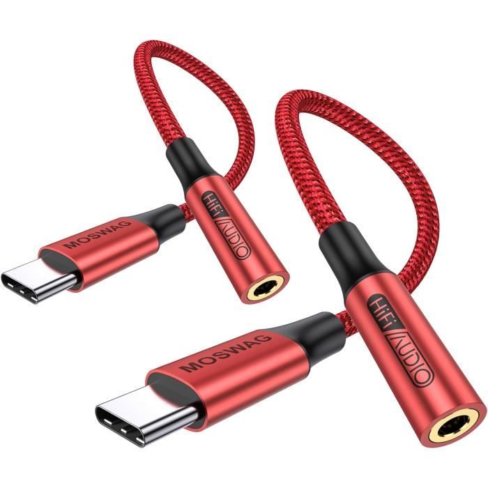 ADAPTATEUR RESEAU,Silver-1PCS--USB Type C À 3.5mm Adaptateur Audio Usb C 3.5 Prise Casque Câble