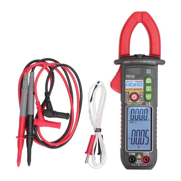 KAIWEETS Pince multimètre Automatique TRMS 6000 Points,Mesure Courant AC/Tension