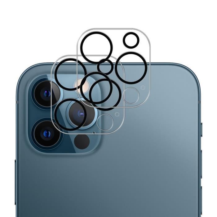 Protection écran Pour Apple iPhone 14 Pro Max 6.7 Verre Trempé , 2 Pack Protecteur  d'écran + 2 Pack Caméra Arrière Protecteur - Cdiscount Téléphonie