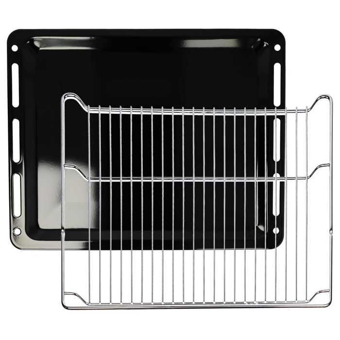 Grille De Four Compatible Bosch HGV725120N - Dimensions 46,5 X 37,5 X 2,24 Cm - Alliage Fer/nickel/chrome - 8