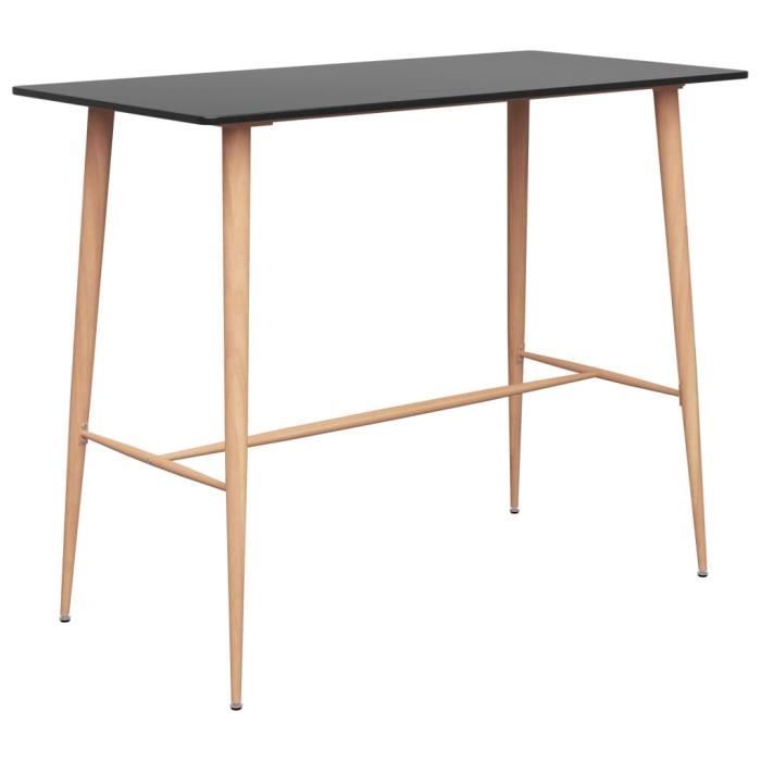 vidaXL Table de bar 120x60x105 cm - vue 7