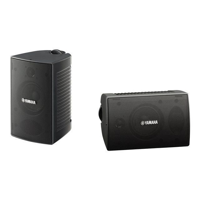 Enceintes extérieures YAMAHA NS-AW194 noires - 2 voies - 80W max - 30W nominal - imperméables