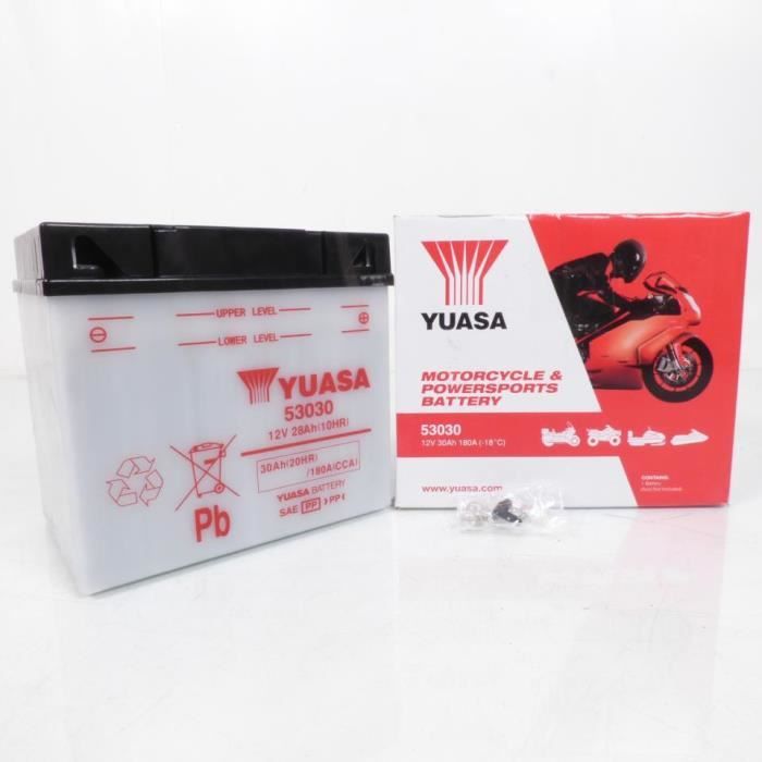 Batterie YUASA 53030 12V/30AH Maße: 186x130x171 für BMW K100 LT Baujahr 1988 