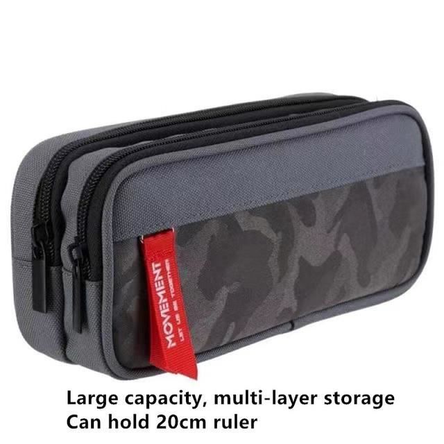 Trousse Scolaire Grande Capacité 23x11x6,5 Cm - Pliable, Multifonction, Avec Compartiments