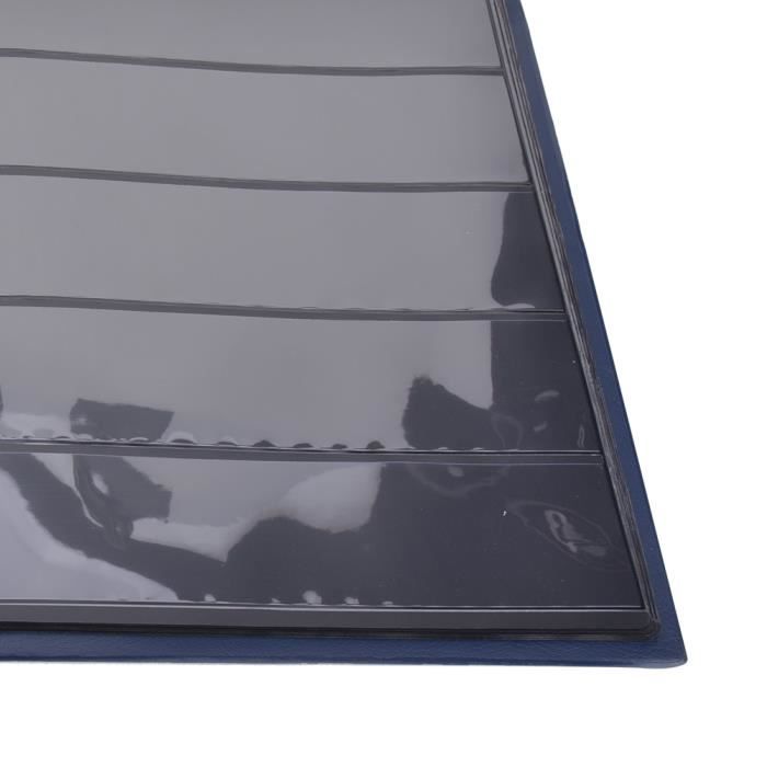 SAFE Album De Timbres 116 Simili Cuir Bleu – 4 Anneaux (80-80-80