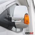Protection Exterieure - Coques de Rétroviseurs pour Ford Transit 2014-2021 2x Plastique ABS Chromé-1
