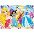 Puzzle Disney Princess - CLEMENTONI - Maxi Supercolor - 104 pièces - Pour enfant-1