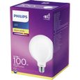 LED E27 Philips Philips Lighting 66514200 EEC A++ (A++ - E) en forme de globe 10.5 W = 100 W blanc chaud (Ø x L) 12.5 cm-1
