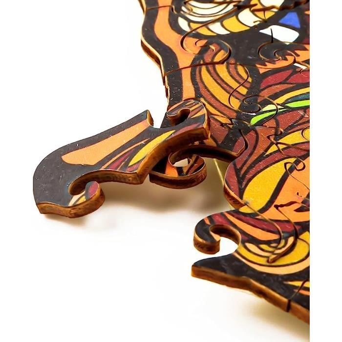 Puzzle en Bois Adulte et Enfant Figured'Art 200 pièces Animaux - Chouette florale - Design Original 28x39 cm Forme Unique avec Coffret en bois Premium, Parfait pour Offrir en Cadeau Puzzle en Bois Adulte et Enfant Figured'Art 200 pièces Animaux - Chouette florale - Design Original 28x39 cm Forme Unique avec Coffret en bois Premium, Parfait pour Offrir en Cadeau