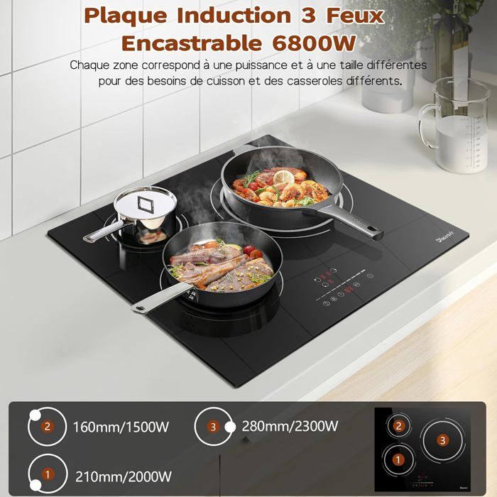 Plaque Induction 3 Feux Soldesnull