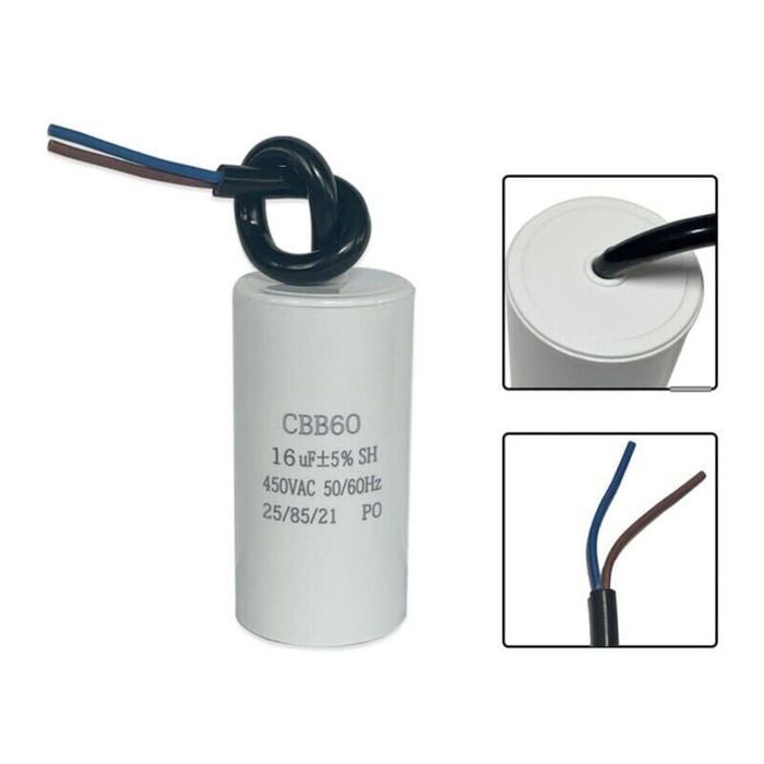 Condensateur CBB60 16uF 450V 50/60HZ condensateur de démarrage, moteur — free download