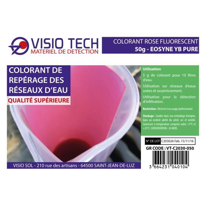 Pigment Jesmonite Fluo Rose 50g - Poudre Pour Résine, Béton, Créations