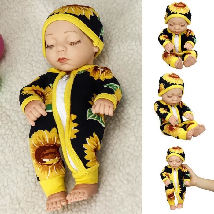 OUBEIER 28cm Poupee Poupon Reborn Baby Doll Silicone Cosplay Jouet Cadeau Pour enfant Garcon Cdiscount Jeux Jouets