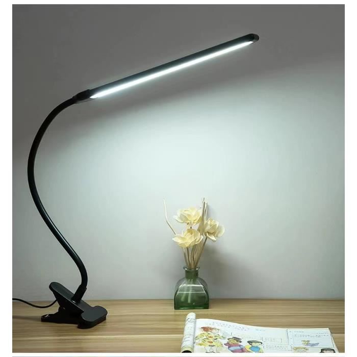Led Lampe de Table USB Pince à Pince Flexible sur la Lampe de