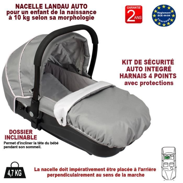 Landau nacelle auto hot sale