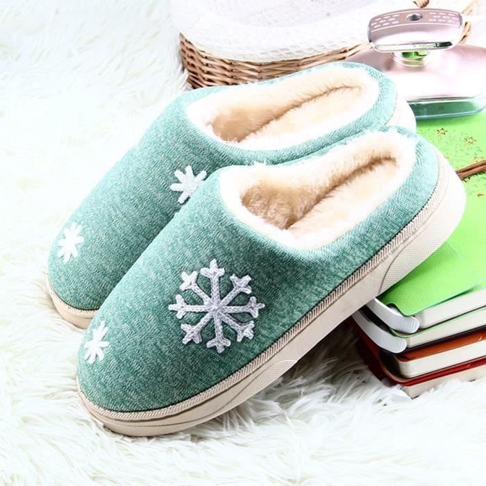 Pantoufle homme best sale chaude et confortable