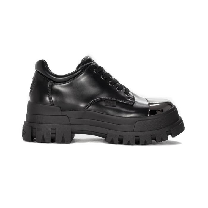 Chaussures Femme BUFFALO Aspha Cls Steel Noir Dessus Synth tique