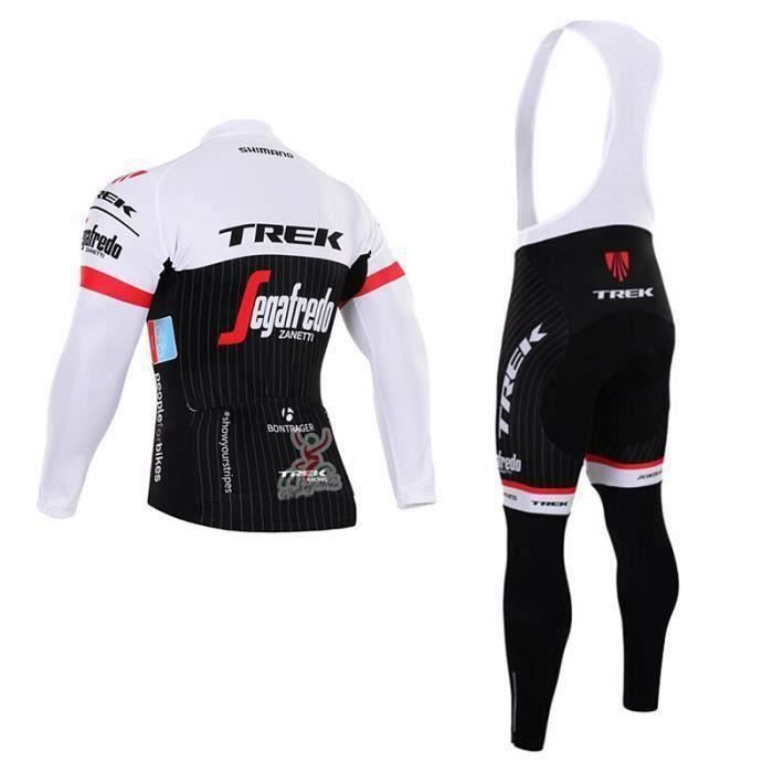 Ensemble de tenue de cycliste homme manches longues pantalon